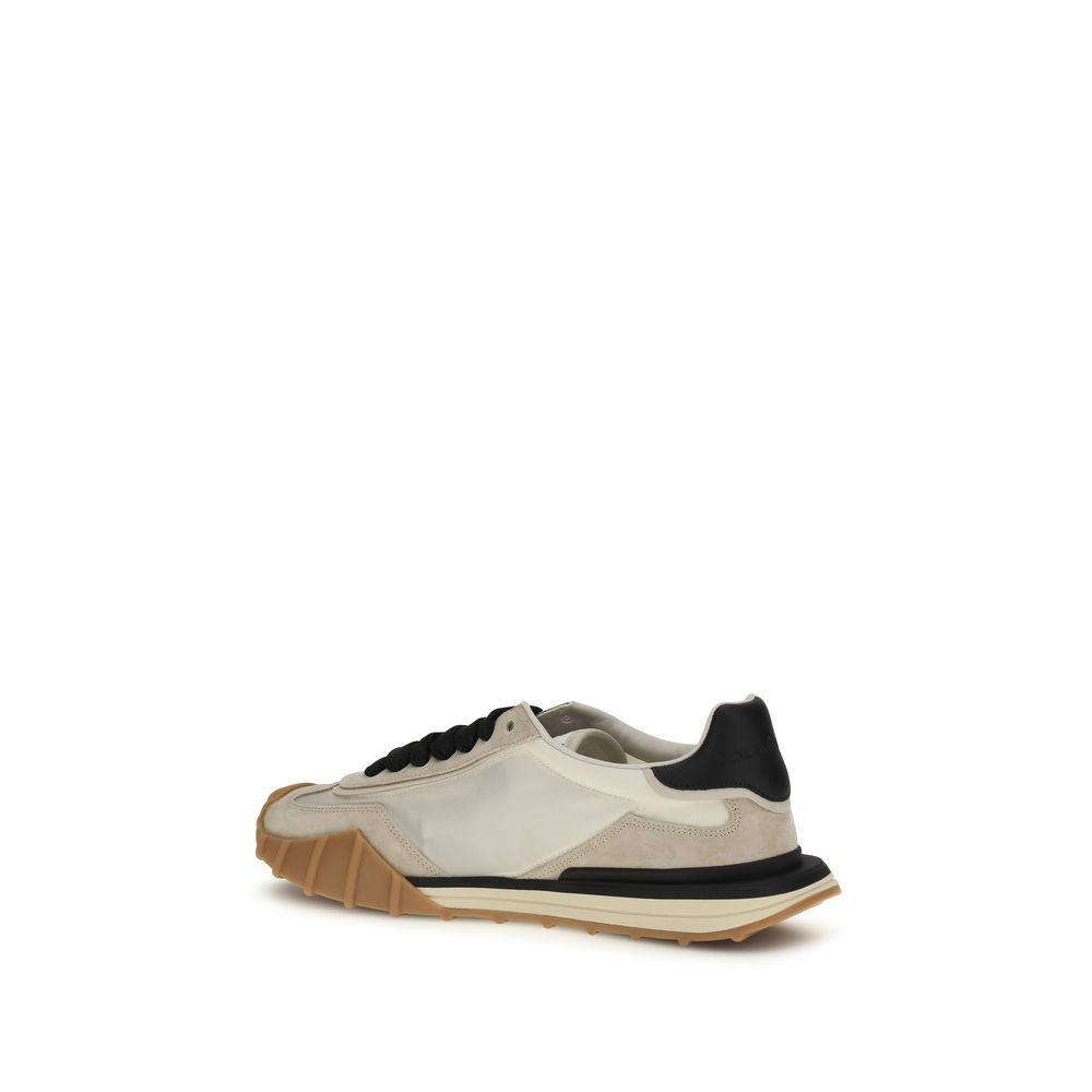 Dolce & Gabbana Mehrfarbige Kalbsleder Bos Taurus Athletic Sneaker