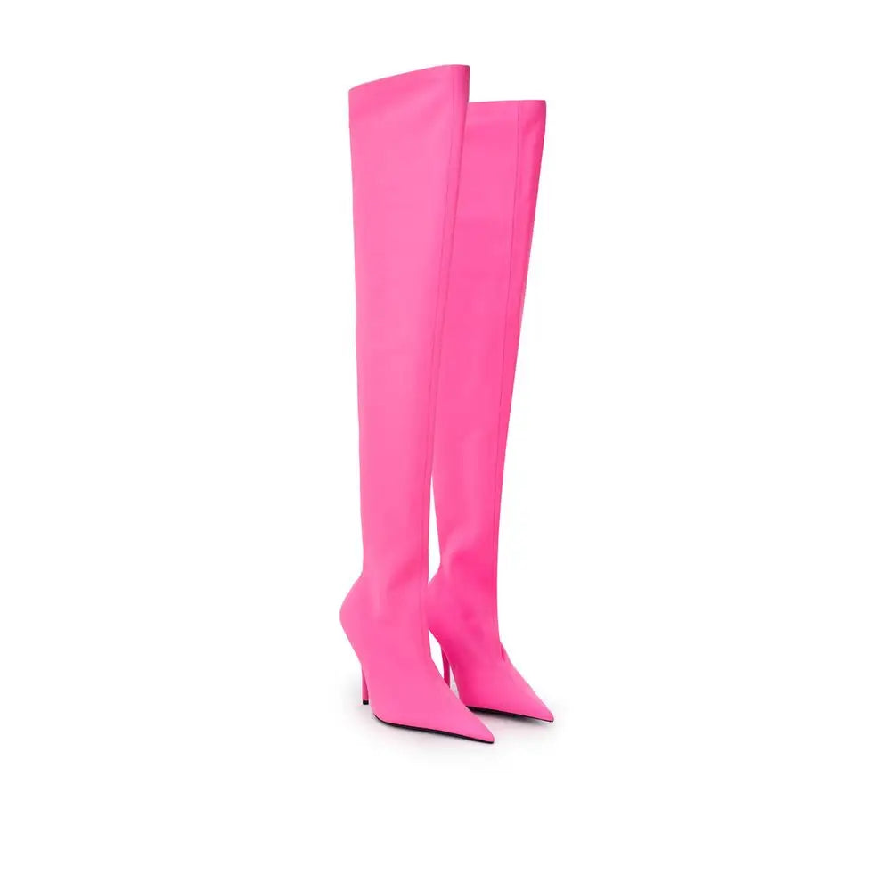 Balenciaga Elegante rosa Polyester-Stiefeletten - EU39/US8.5
