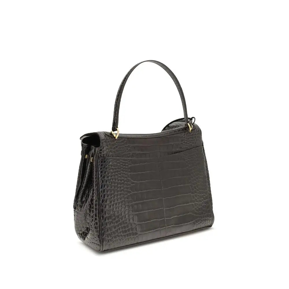 Balenciaga Mittelgroße Handtasche aus braunem Kalbsleder Bos Taurus