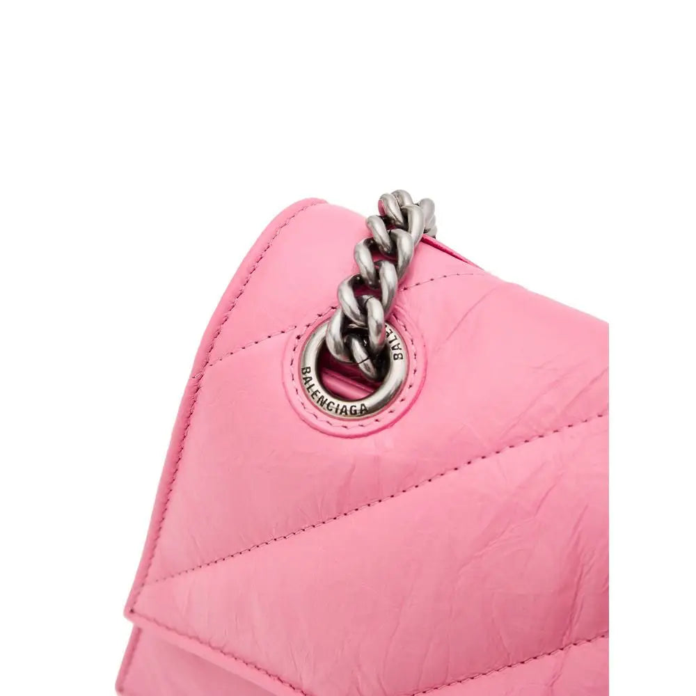 Balenciaga Rosa Leder-Umhängetasche