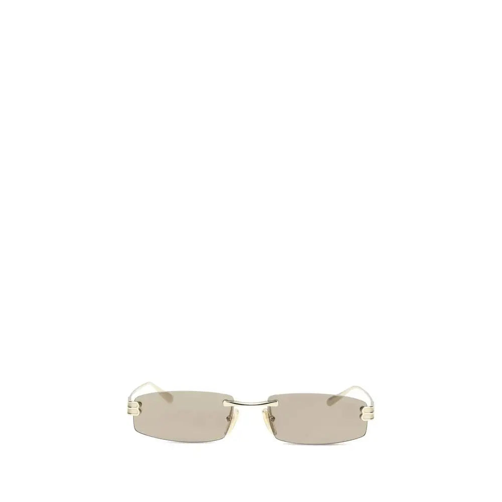 Balenciaga Sonnenbrille aus Goldmetall