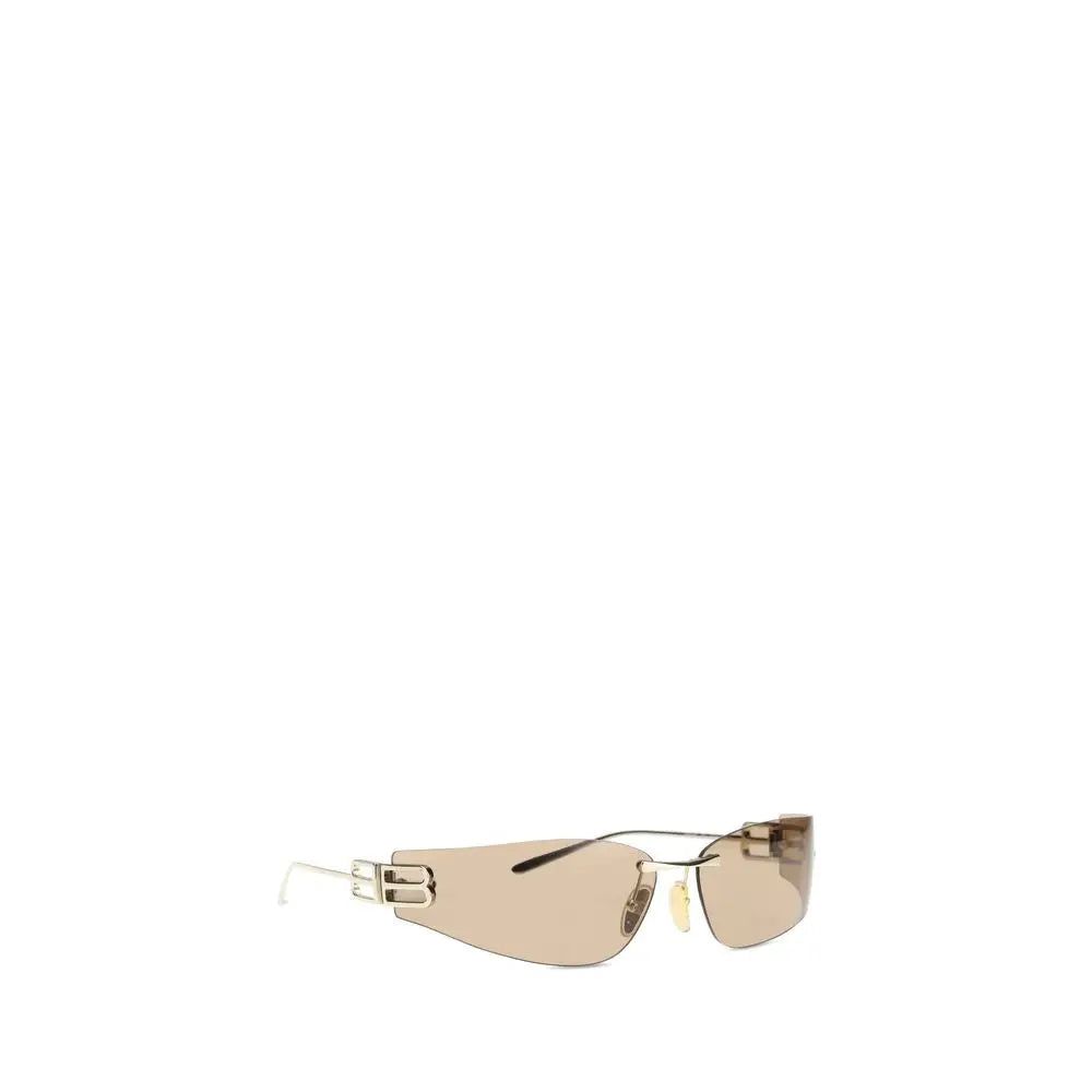 Balenciaga Sonnenbrille aus Goldmetall