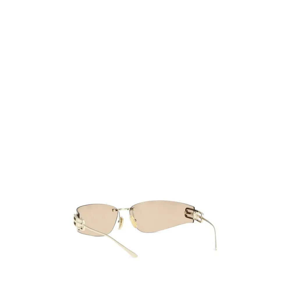 Balenciaga Sonnenbrille aus Goldmetall