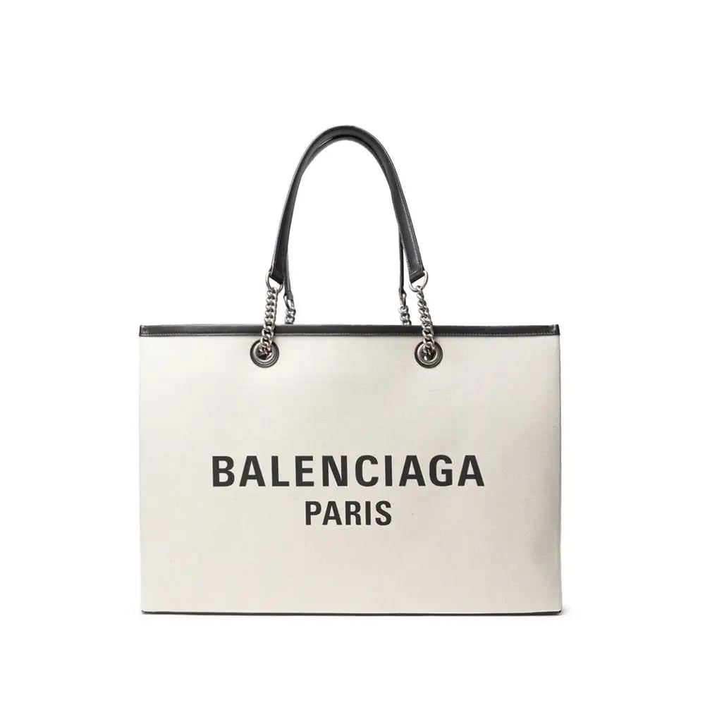 Balenciaga Tote Tasche aus grauer Baumwolle