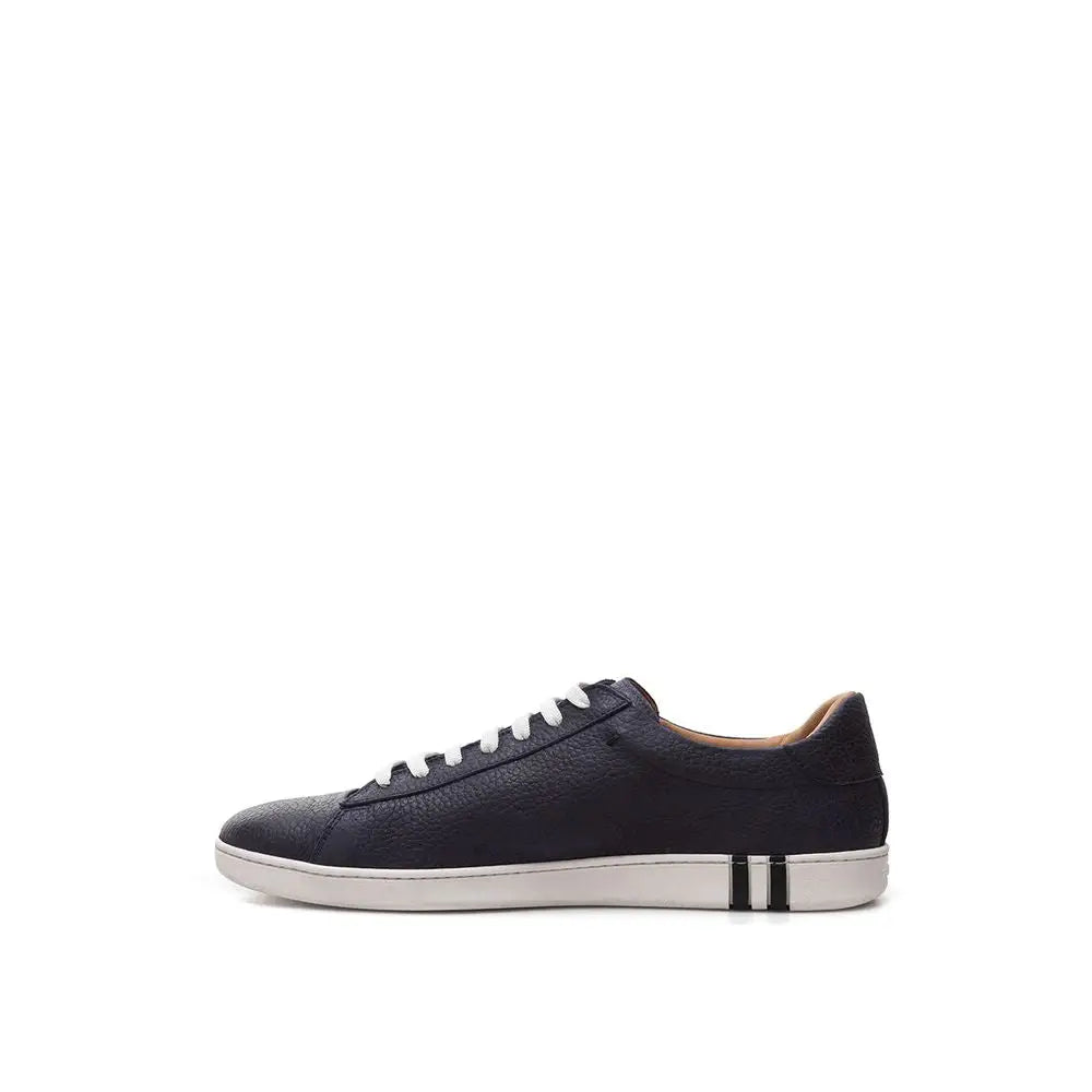 Bally Elegante Blaue Leder Sneakers für Männer - EU39/US6