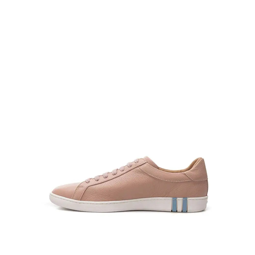 Bally Elegante rosa Leder-Sneakers - EU38/US8