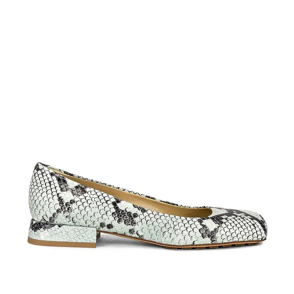 Bottega Veneta Ballerinas aus Kalbsleder in Bicolor-Optik - EU39/US9