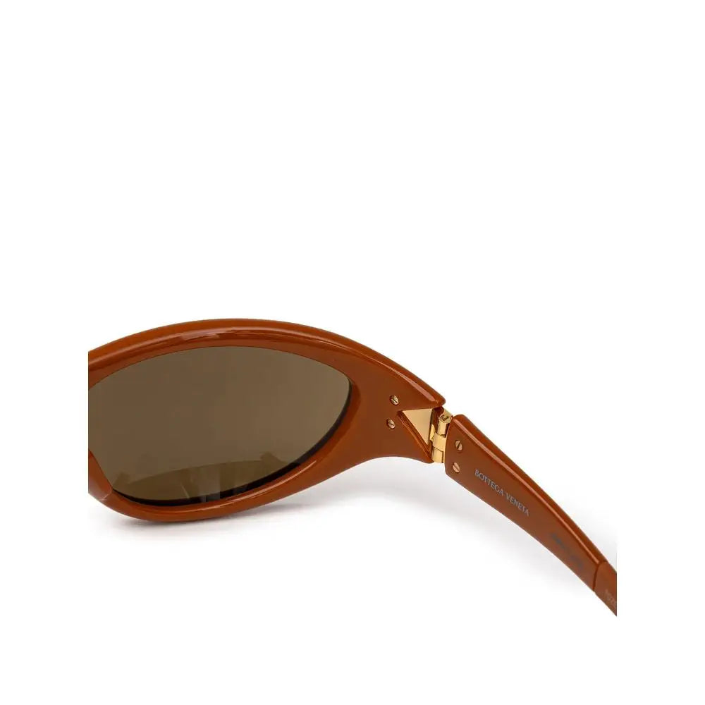 Bottega Veneta Braune Sonnenbrille aus Acetat