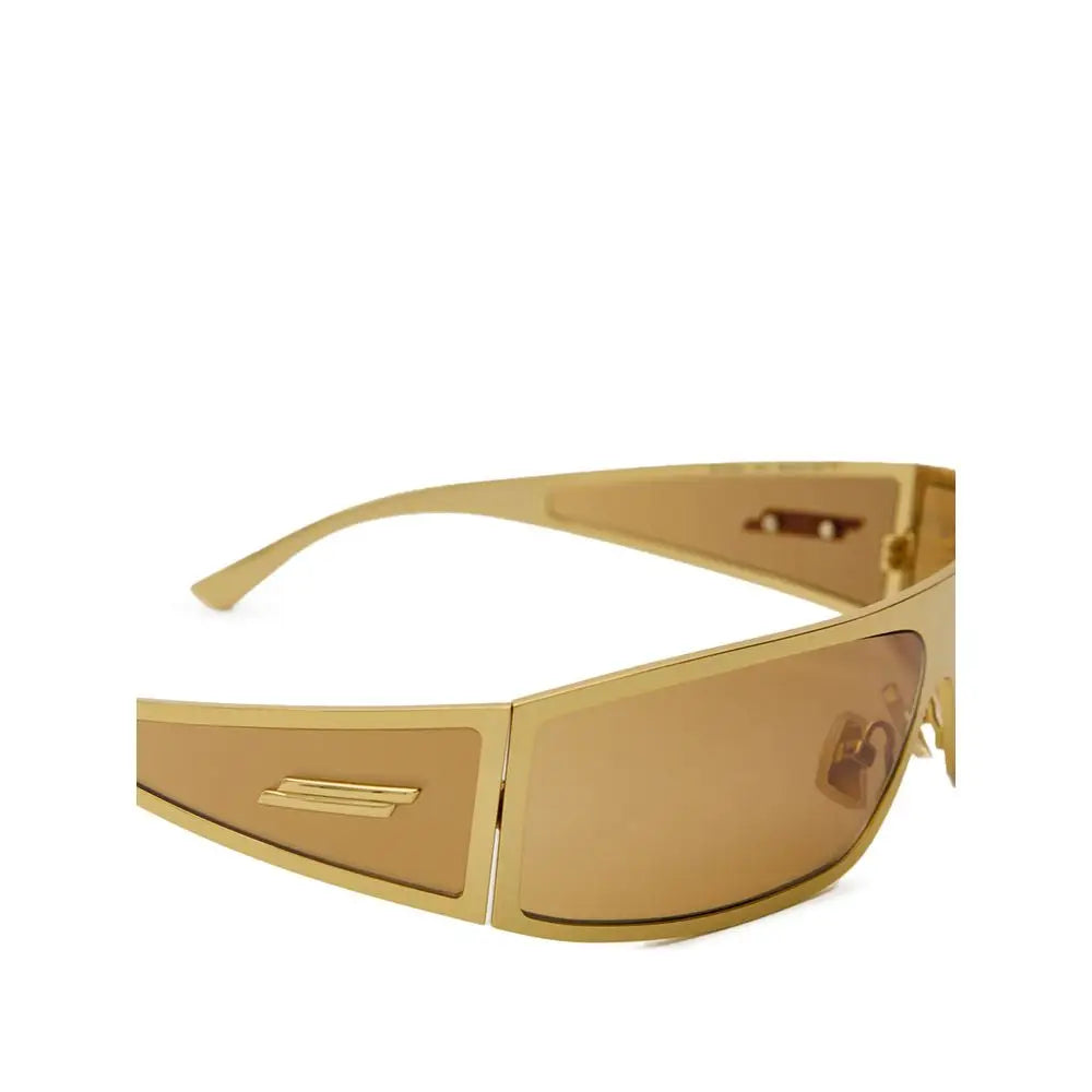 Bottega Veneta Goldfarbene Sonnenbrille