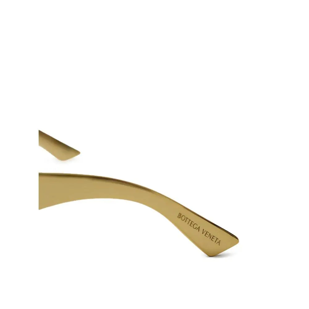 Bottega Veneta Goldfarbene Sonnenbrille