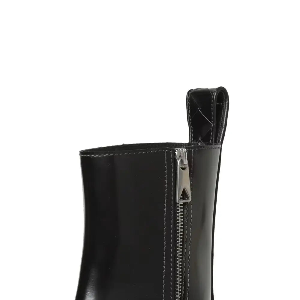 Bottega Veneta Schwarze Chelsea Boots aus Kalbsleder - EU 38 | US 5