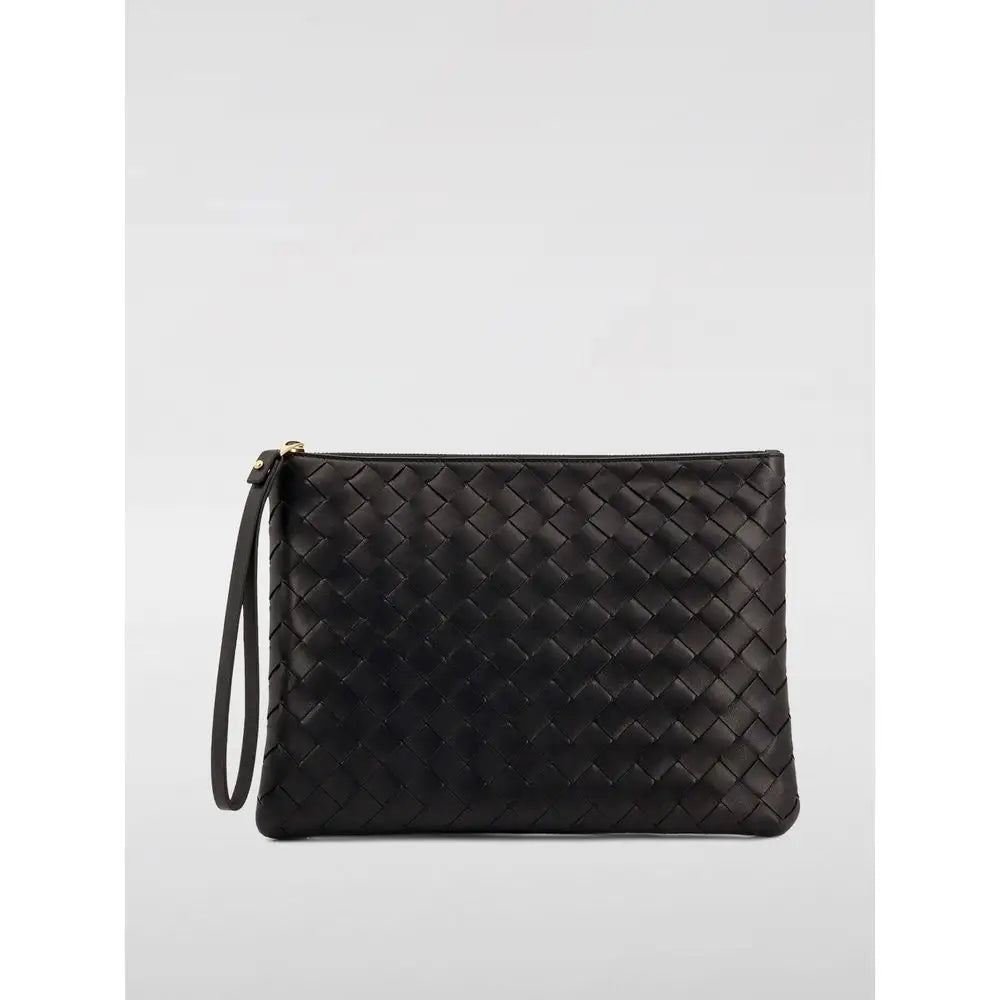 Bottega Veneta Schwarze Lederhandtasche