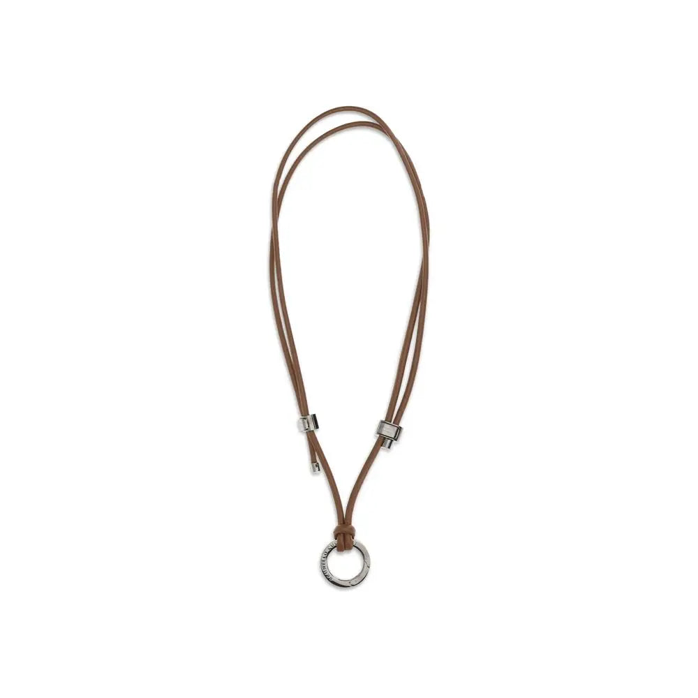 Brunello Cucinelli Braune Kalbsleder-Brille Bos Taurus (Gestell)