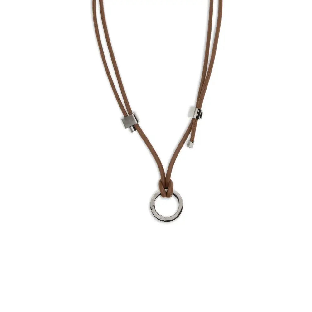 Brunello Cucinelli Braune Kalbsleder-Brille Bos Taurus (Gestell)