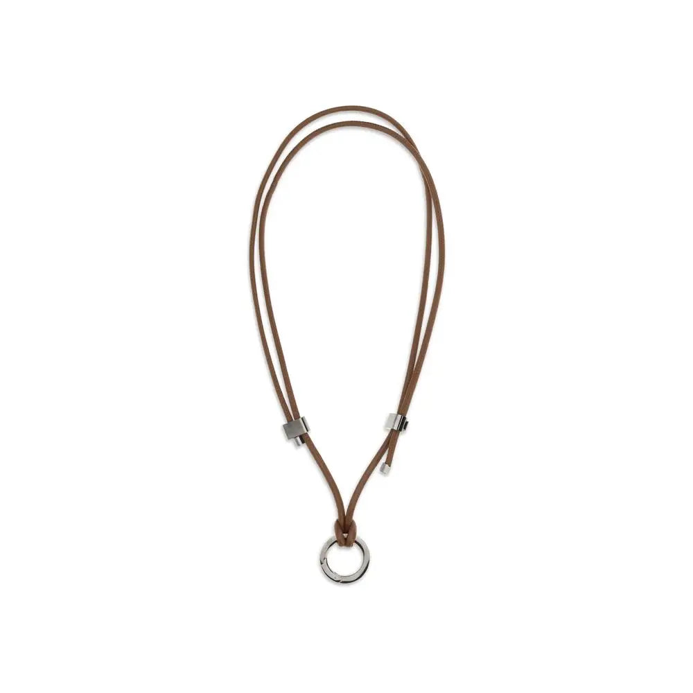 Brunello Cucinelli Braune Kalbsleder-Brille Bos Taurus (Gestell)