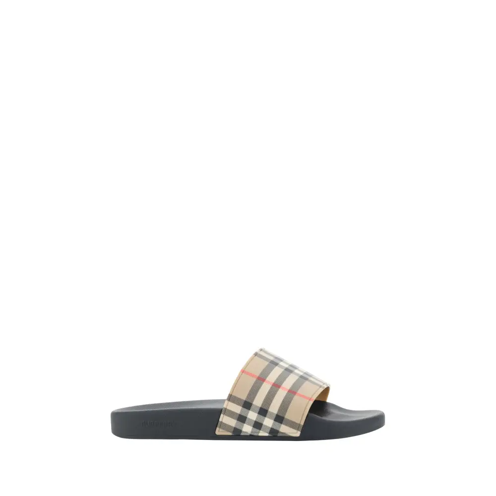 Burberry Braune Gummi-Sandalen - EU39/US6