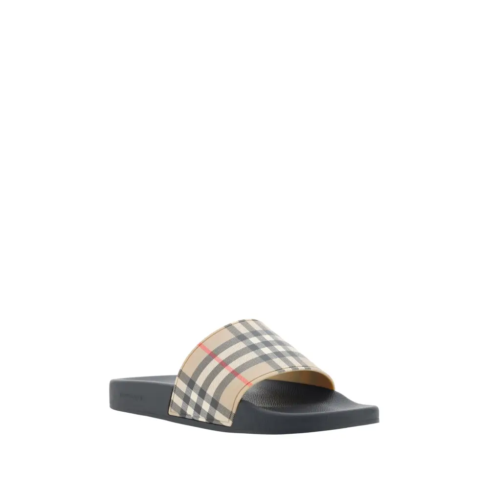 Burberry Braune Gummi-Sandalen - EU39/US6