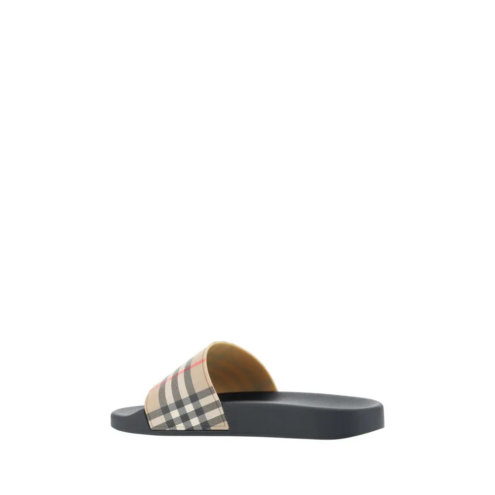 Burberry Braune Gummi-Sandalen - EU39/US6