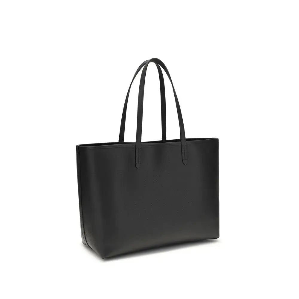 Burberry Schwarze Bos Taurus Kalbsleder Schultertasche