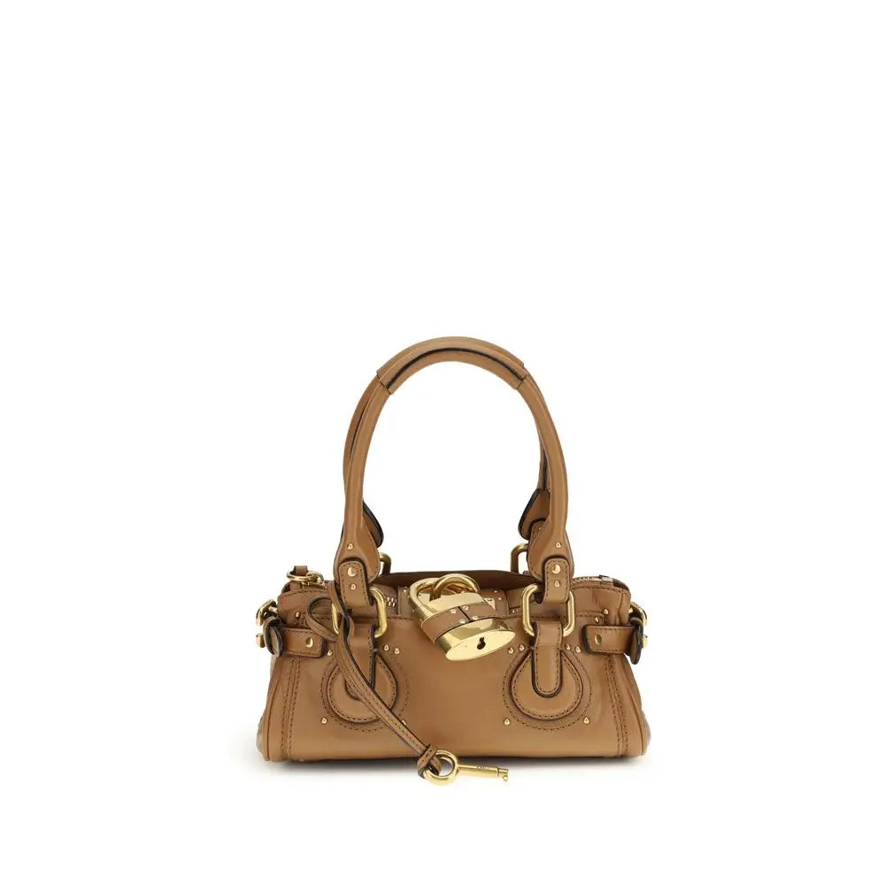 Chloé Beige Kalb Leder Bos Taurus Schultertasche