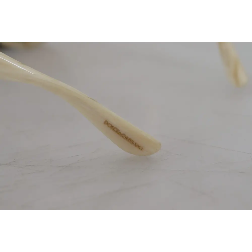 Dolce & Gabbana Beige Acetat Vollrand braune Gläser DG4294 Sonnenbrille