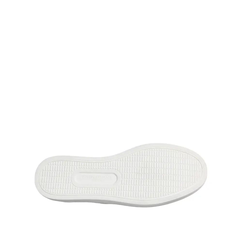 Dolce & Gabbana Blau Croc Exotische Leder Männer Turnschuhe Schuhe - EU41/US8