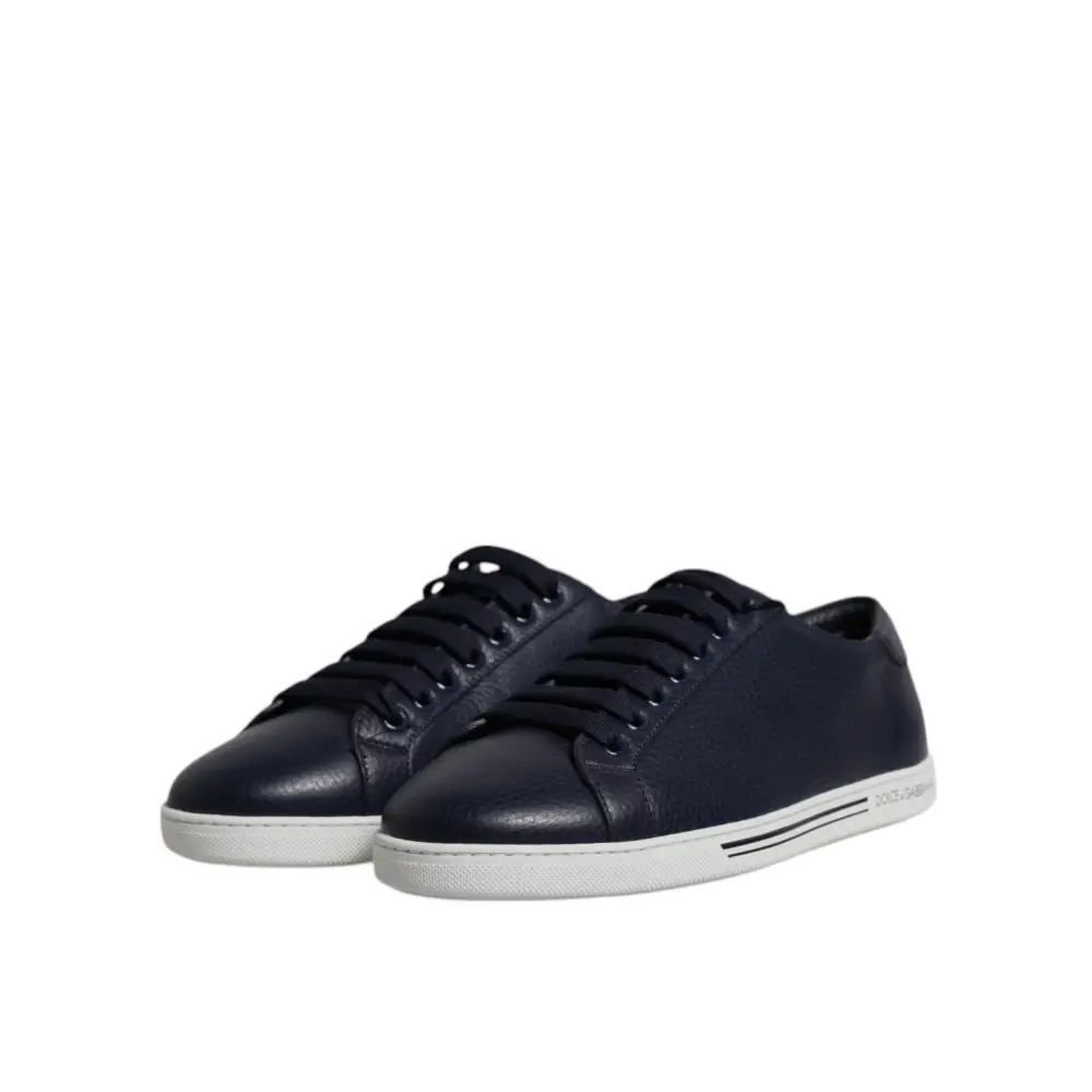 Dolce & Gabbana Blau Low Top Männer Saint Tropez Turnschuhe Schuhe - EU39/US6