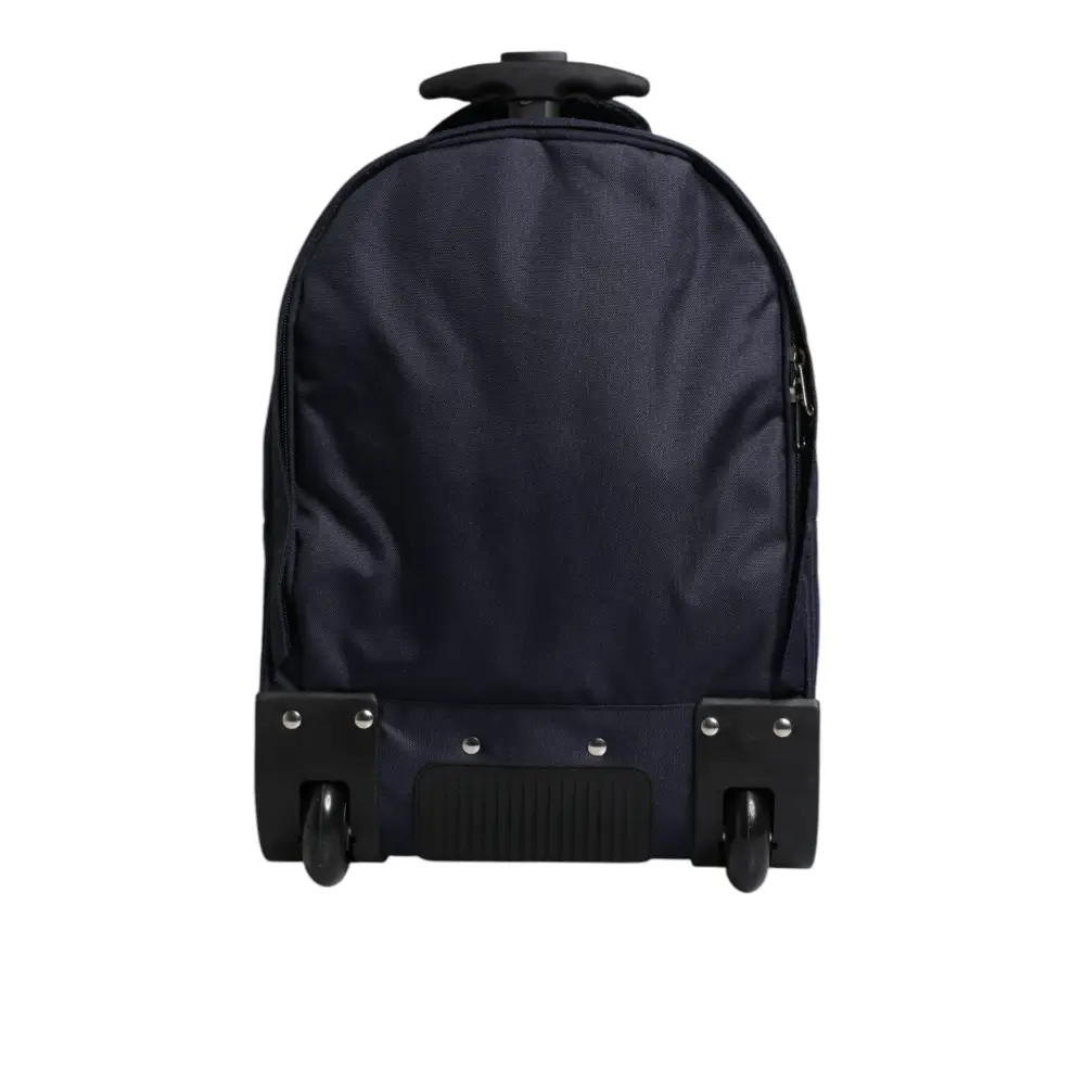 Dolce & Gabbana Blau Rot Polyester Kinder Back Pack Rad Koffer Tasche