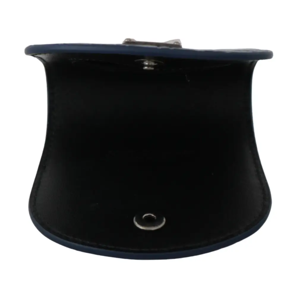 Dolce & Gabbana Blaue Ledertasche mit Kondomhalter