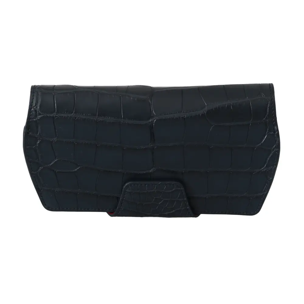 Dolce & Gabbana Blaues Krokodil Brillenetui Sonnenbrille Hülle Etui