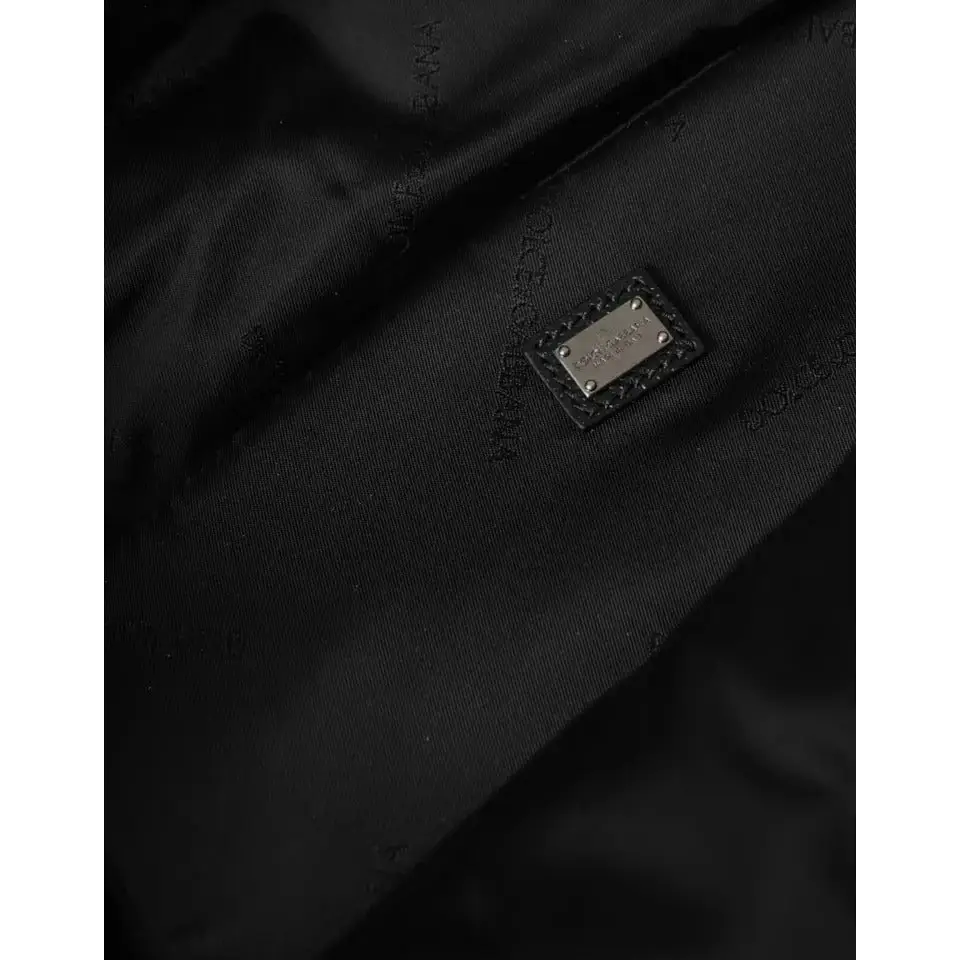 Dolce & Gabbana Blaues Nylon #DGFamily Patch Männer Rucksack Tasche