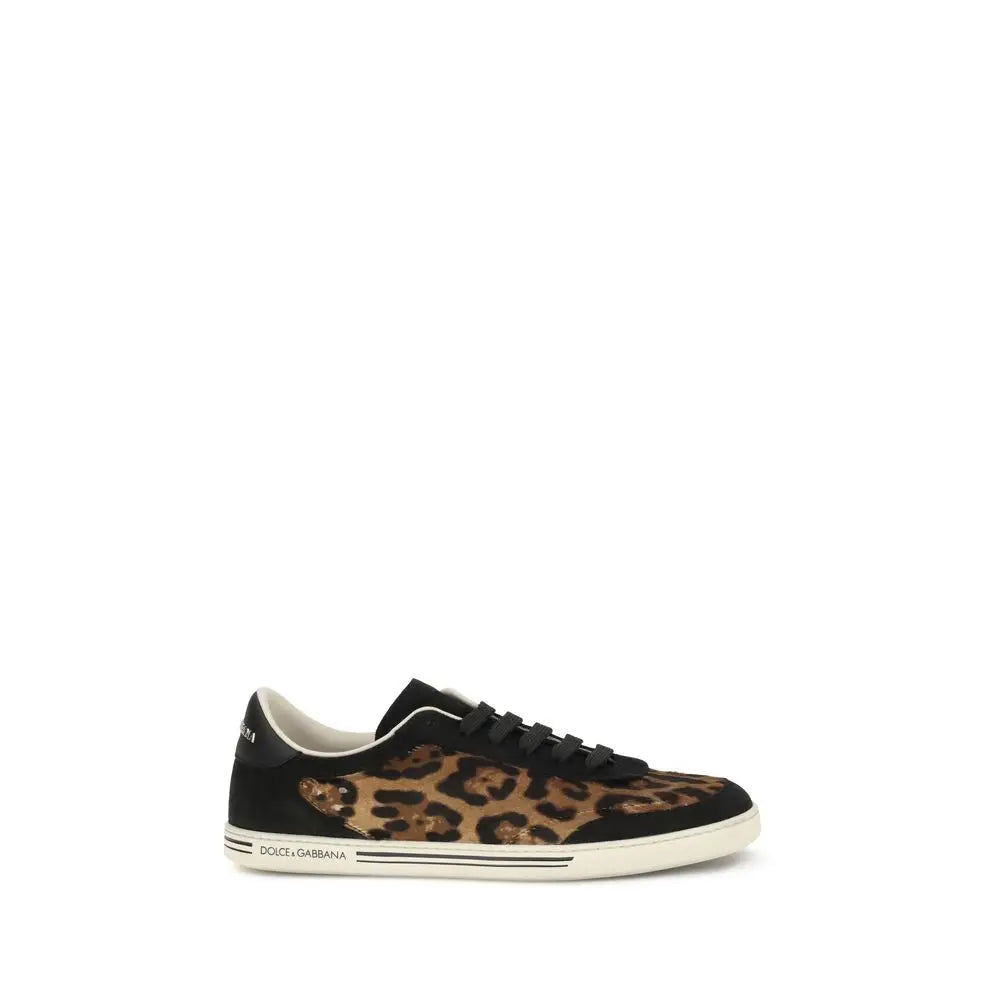 Dolce & Gabbana Bunte Low-Top-Sneaker aus Lammleder Ovis Aries Aries