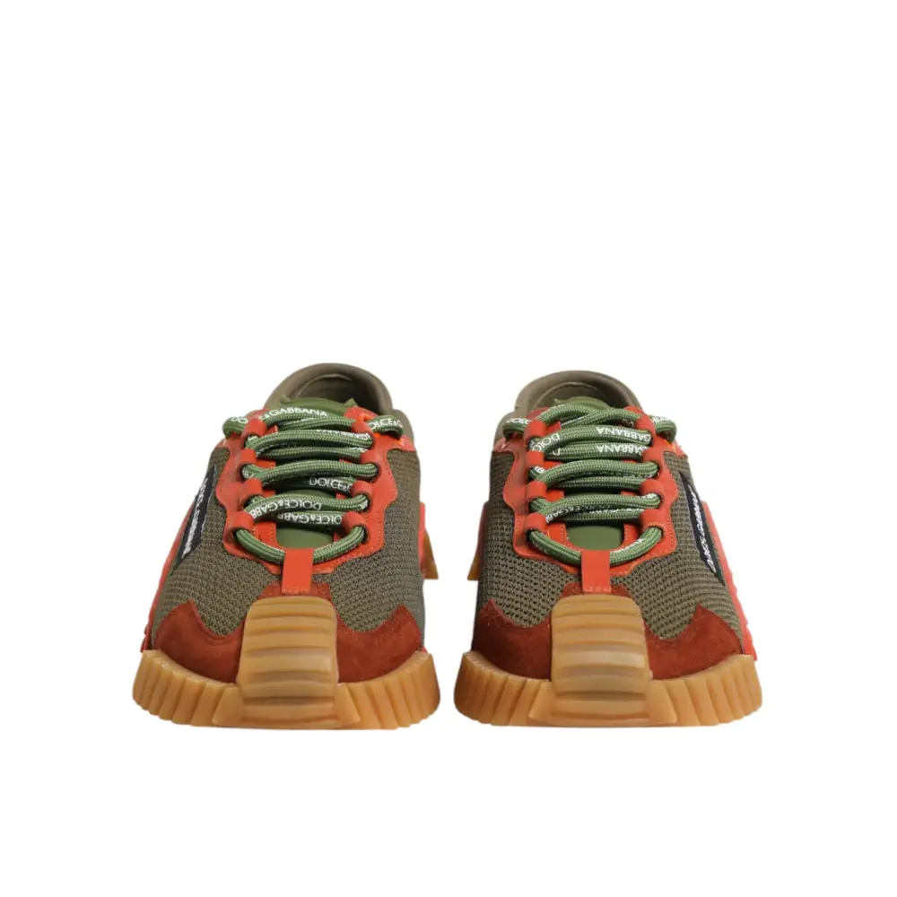 Dolce & Gabbana Bunte NS1 Sneakers mit Schnürung - EU40/US7