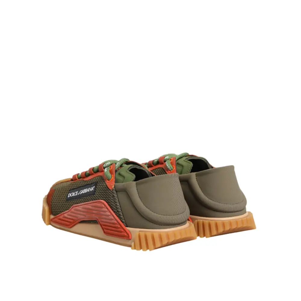 Dolce & Gabbana Bunte NS1 Sneakers mit Schnürung - EU40/US7