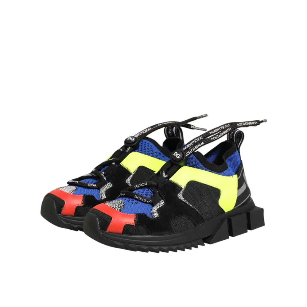 Dolce & Gabbana Bunte Sorrento Sneakers mit niedrigem Schaft - EU35/US4.5