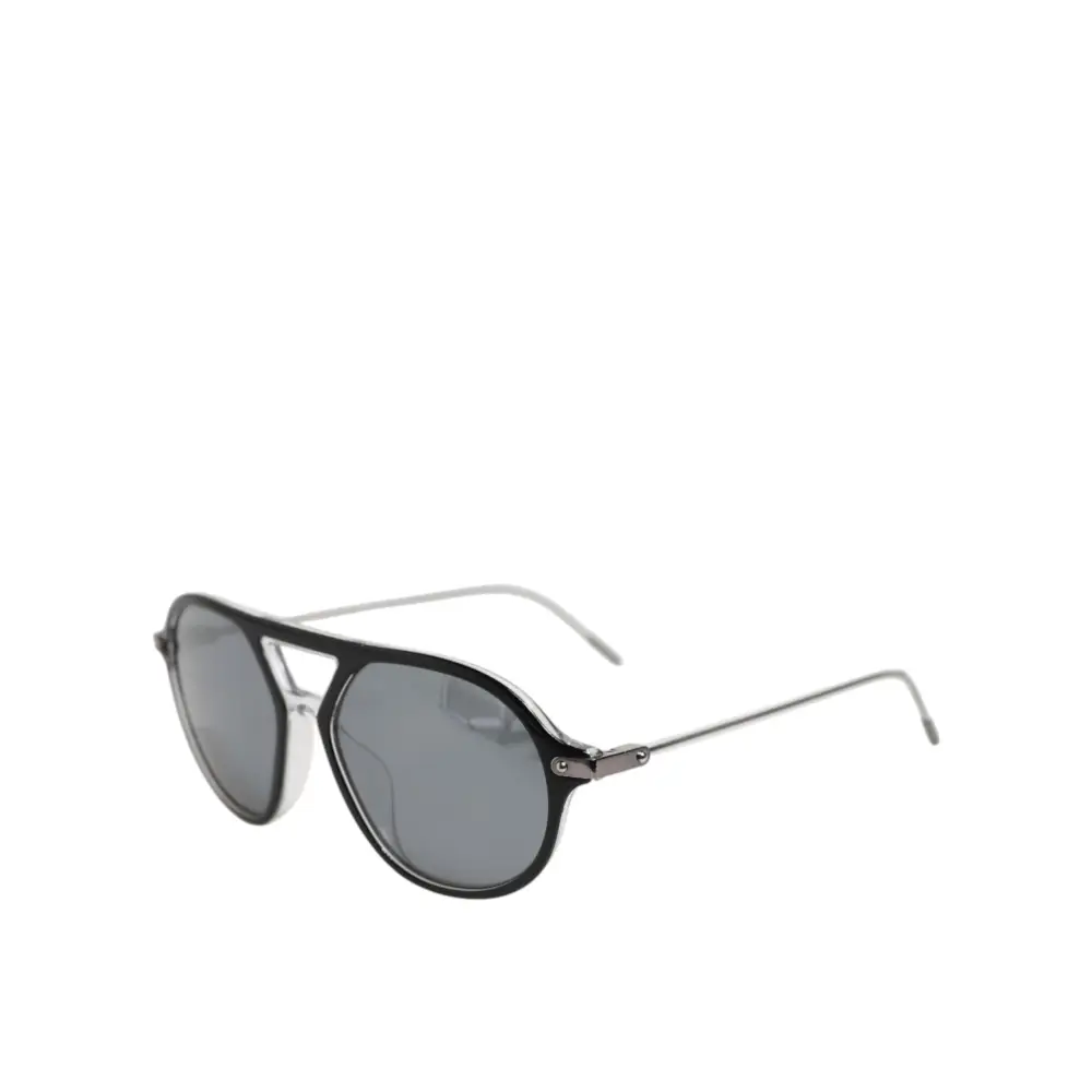 Dolce & Gabbana DG4343F Schwarzer Acetatrahmen Pilot Shades Sonnenbrille