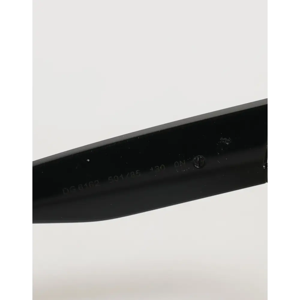 Dolce & Gabbana DG6162 Schild Sonnenbrille Schwarz-Gelb-Weiß Polyamid