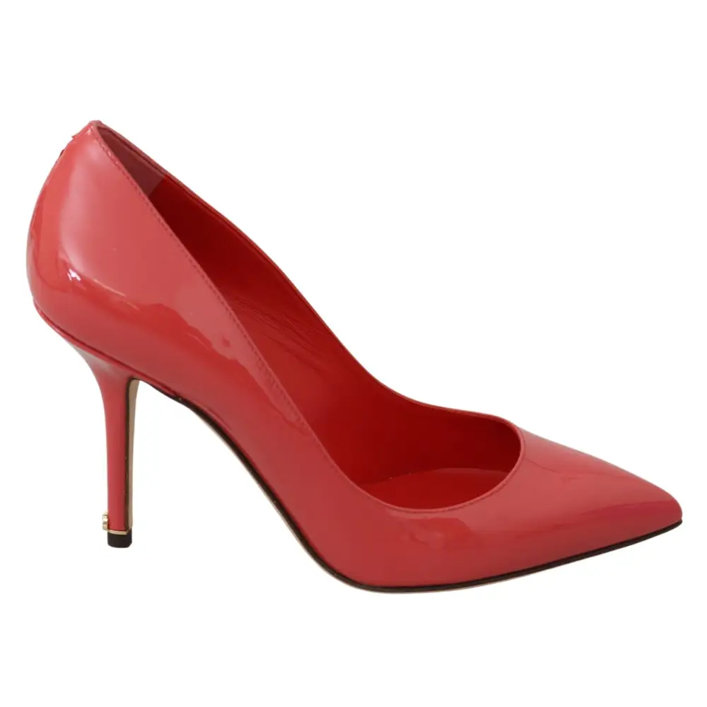 Dolce & Gabbana Dunkelrosa Lackleder Heels Pumps - EU35/US4.5