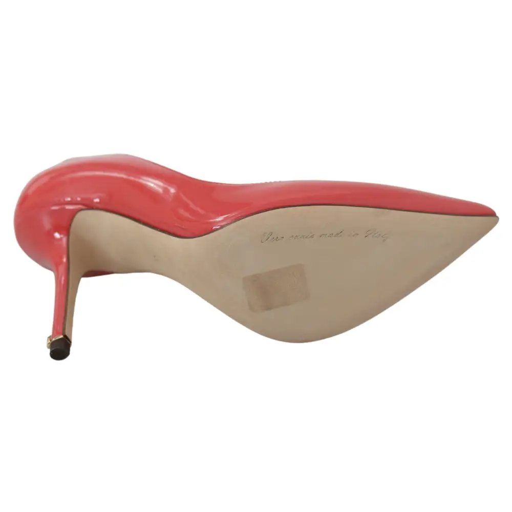 Dolce & Gabbana Dunkelrosa Lackleder Heels Pumps - EU35/US4.5