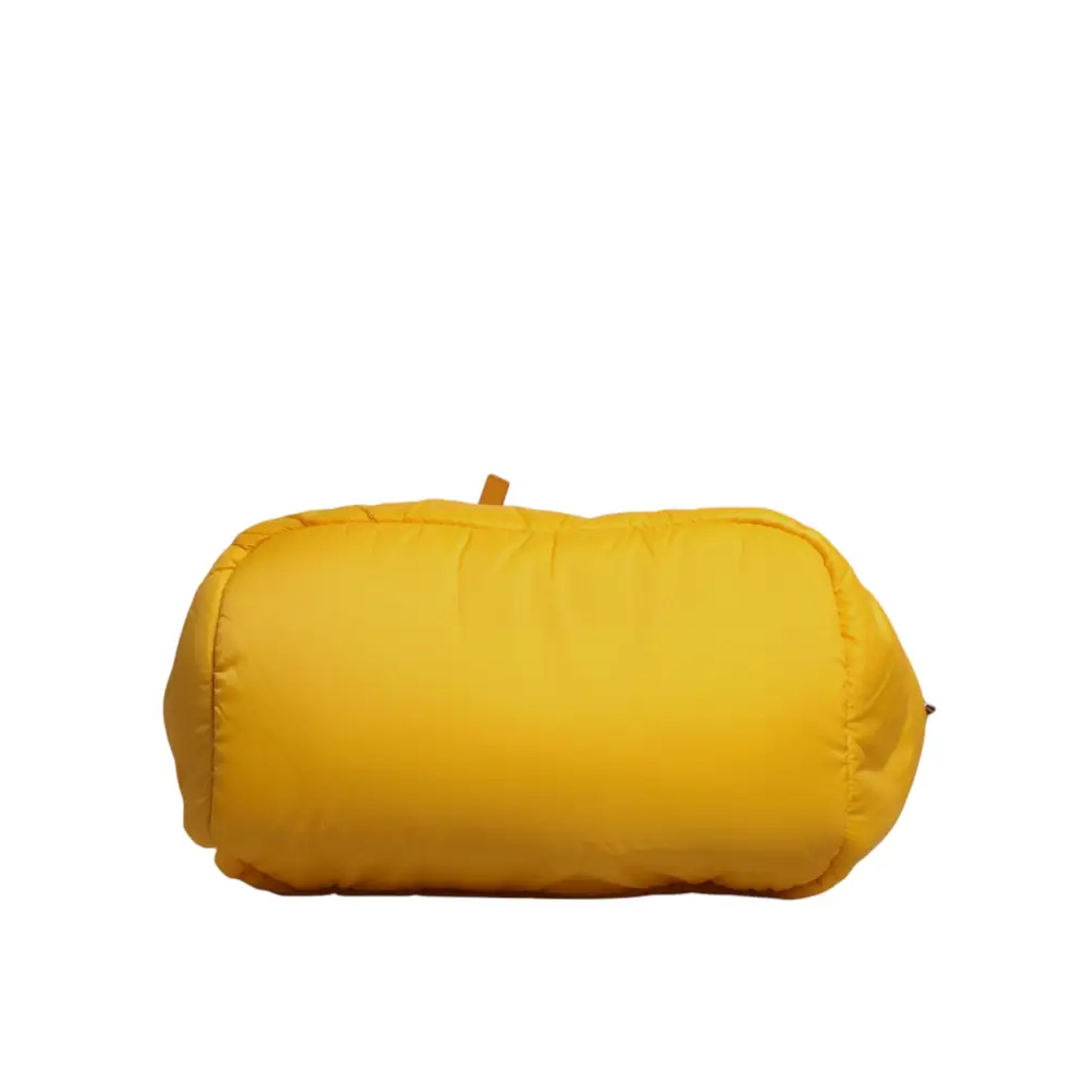 Dolce & Gabbana Gelbe Orange Nylon Logo Plaque Hand Schulter Duffle Bag