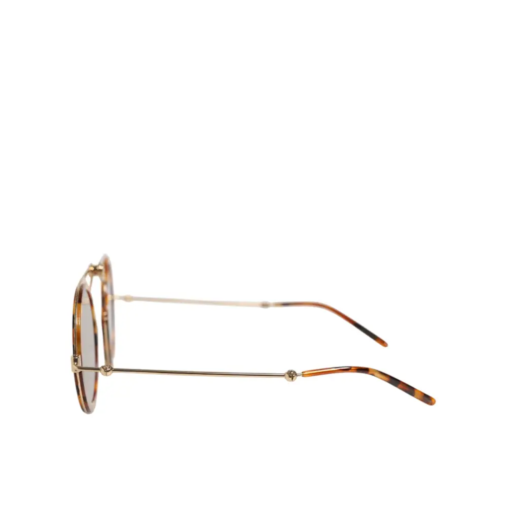 Dolce & Gabbana Gold Havana Rahmen DG Fatto A Mano Sonnenbrille