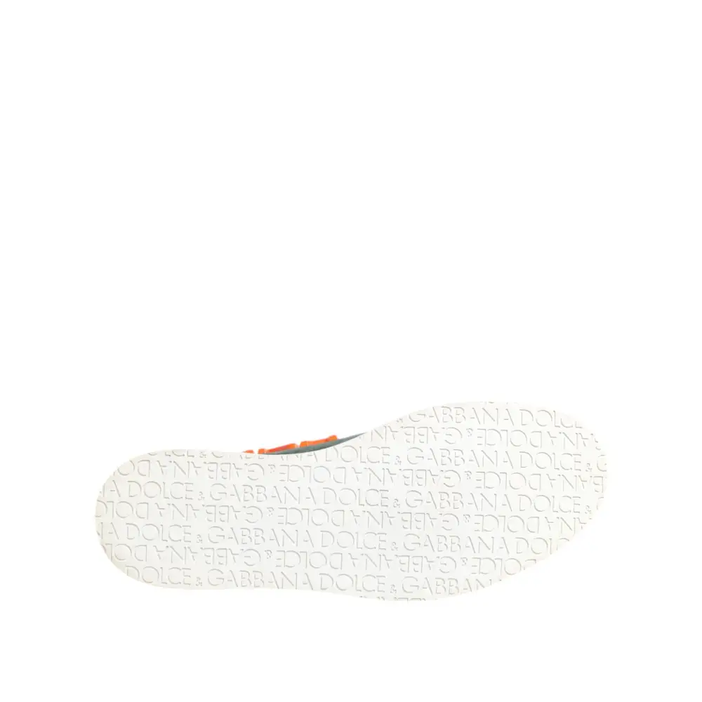 Dolce & Gabbana Grün Derby Logo Casual Männer Turnschuhe Schuhe - EU44/US11