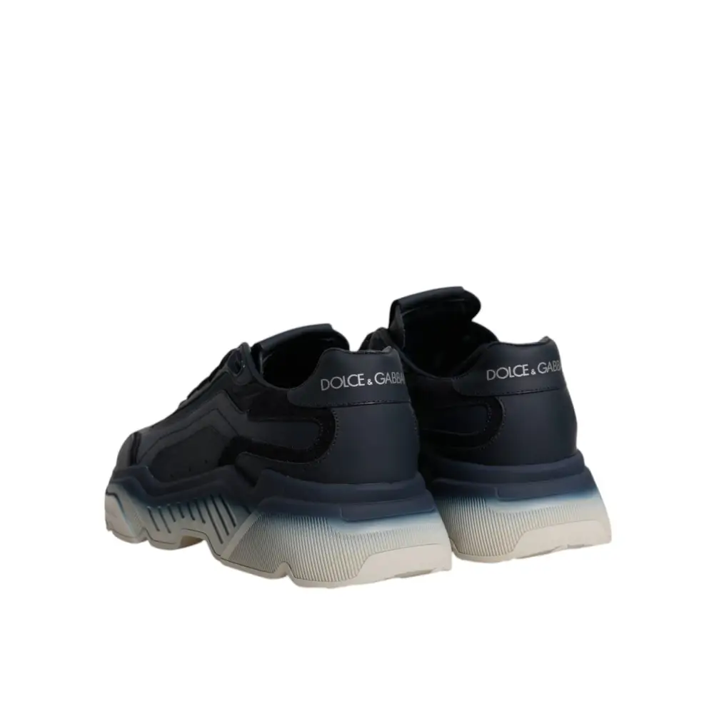 Dolce & Gabbana Marineblau Daymaster Low Top Männer Turnschuhe Schuhe