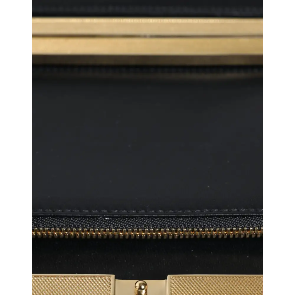 Dolce & Gabbana Multicolor Floral Gold Frame Clutch Abend Handtasche