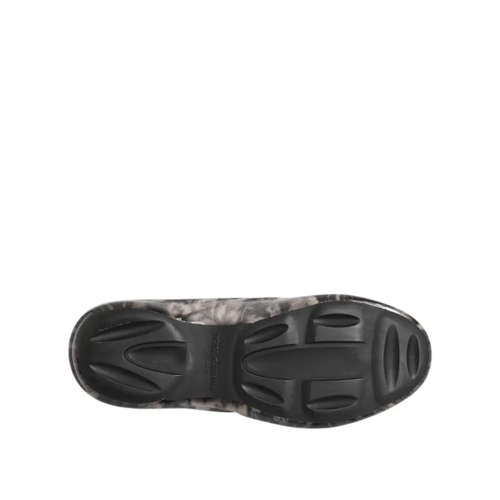 Dolce & Gabbana Multicolor Gummi Low Top Männer Turnschuhe Schuhe - EU44/US11