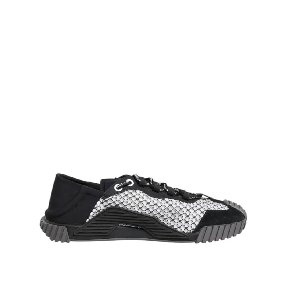 Dolce & Gabbana Multicolor Lace Up Low Top NS1 Turnschuhe Schuhe - EU44/US11