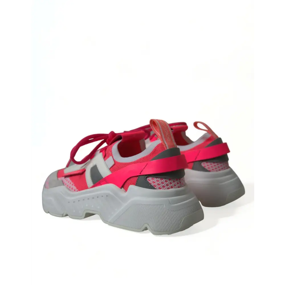 Dolce & Gabbana Multicolor Leder Daymaster Low Top Sneakers Schuhe - EU38/US7.5