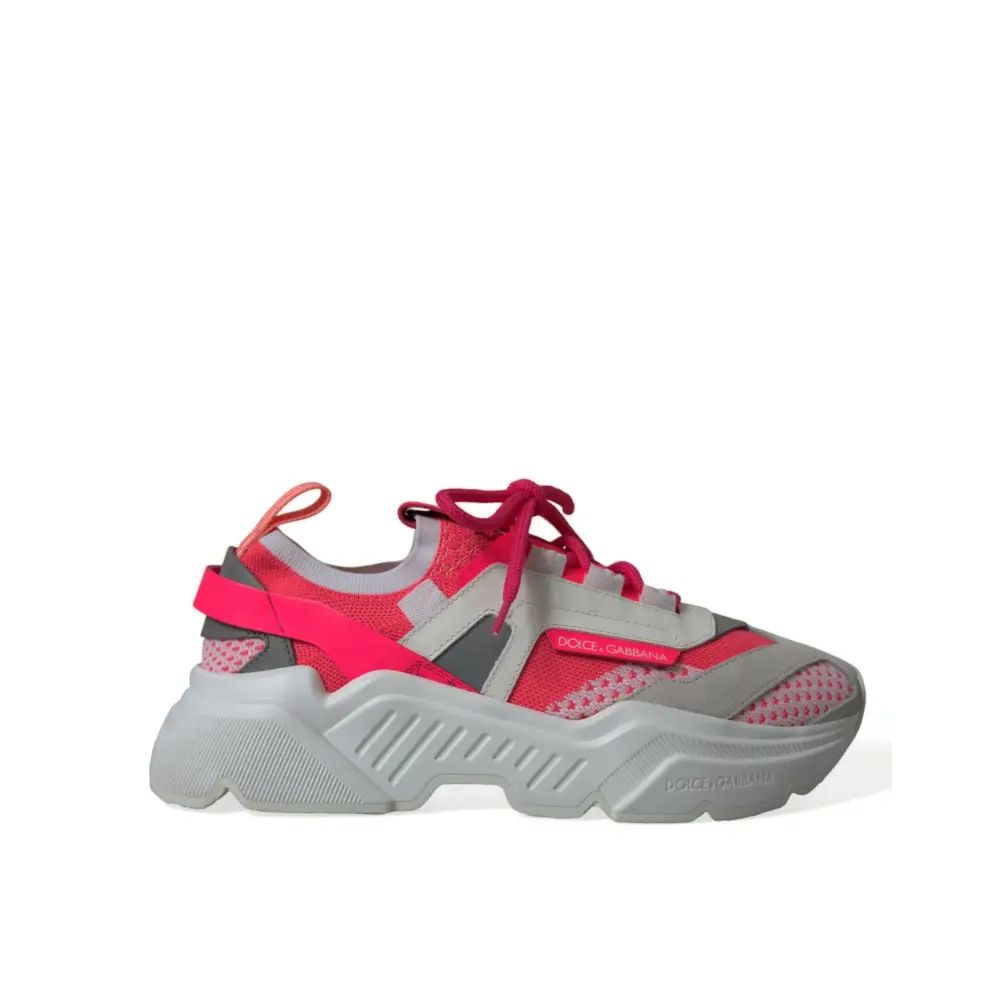 Dolce & Gabbana Multicolor Leder Daymaster Low Top Sneakers Schuhe - EU38/US7.5