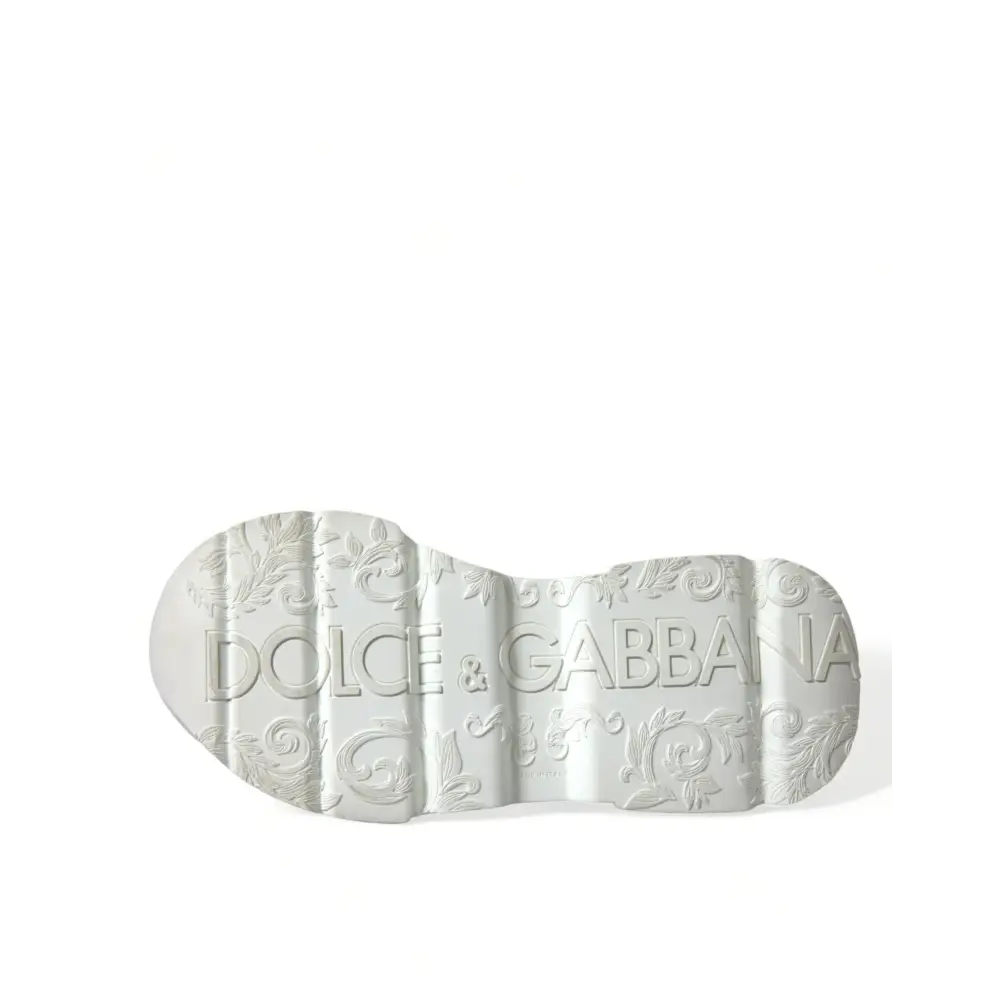 Dolce & Gabbana Multicolor Leder Daymaster Low Top Sneakers Schuhe - EU38/US7.5