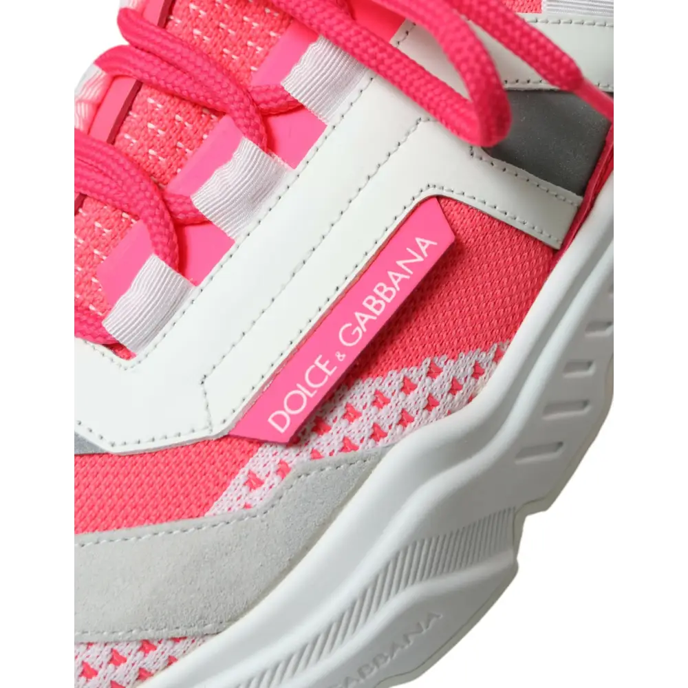 Dolce & Gabbana Multicolor Leder Daymaster Low Top Sneakers Schuhe - EU38/US7.5